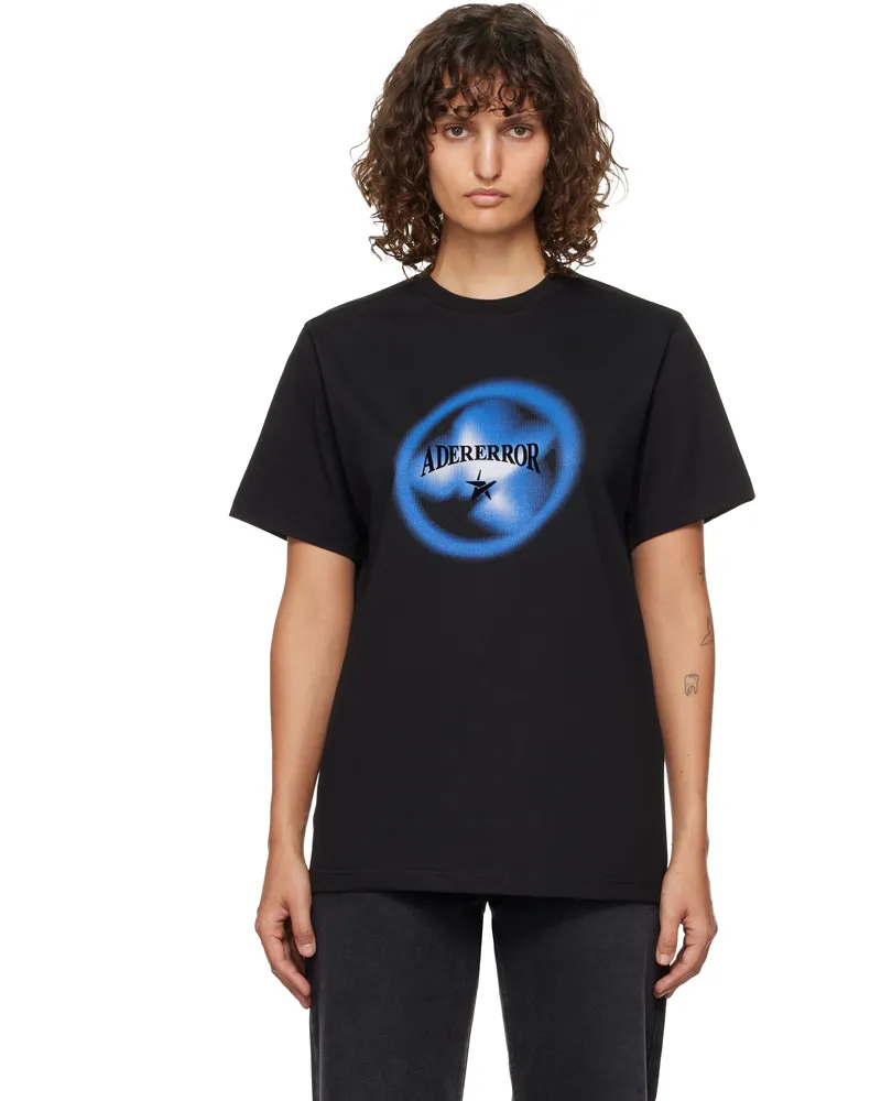 Adererror Black Product. 49 T-shirt Noir
