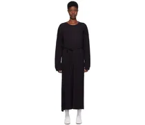 Black Shaw Kaftan Midi Dress