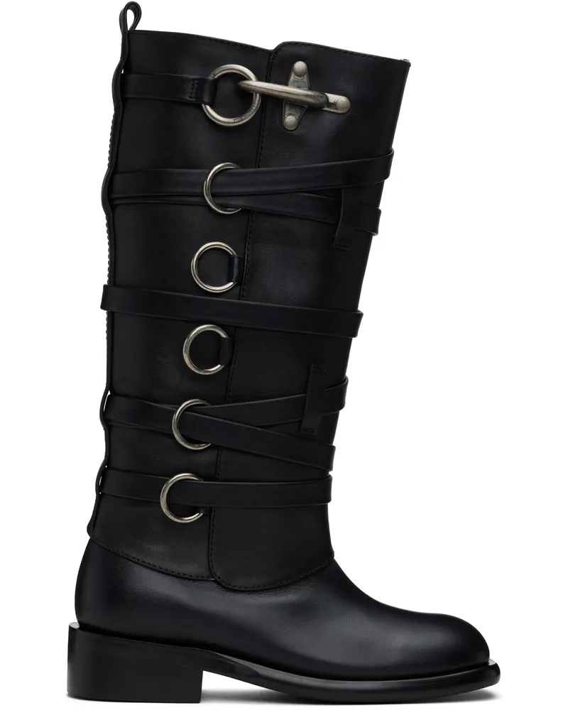 Andersson Bell Black Harness Boots Black