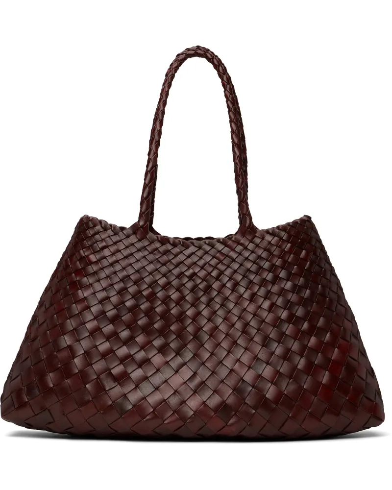 Dragon Diffusion Burgundy Santa Croce Big Tote Bordo