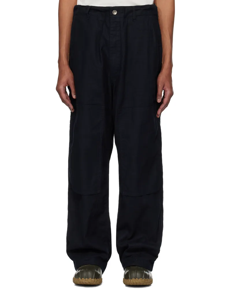 Engineered Garments Navy Painter Trousers Zt217