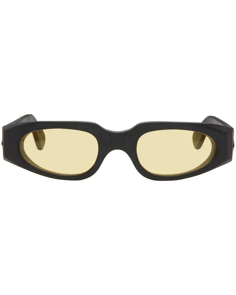 Han Kjøbenhavn Black & Yellow Dash Sunglasses Matte