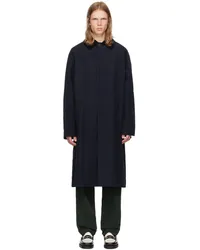 A.P.C. Navy Gaspard Rain Coat Iak