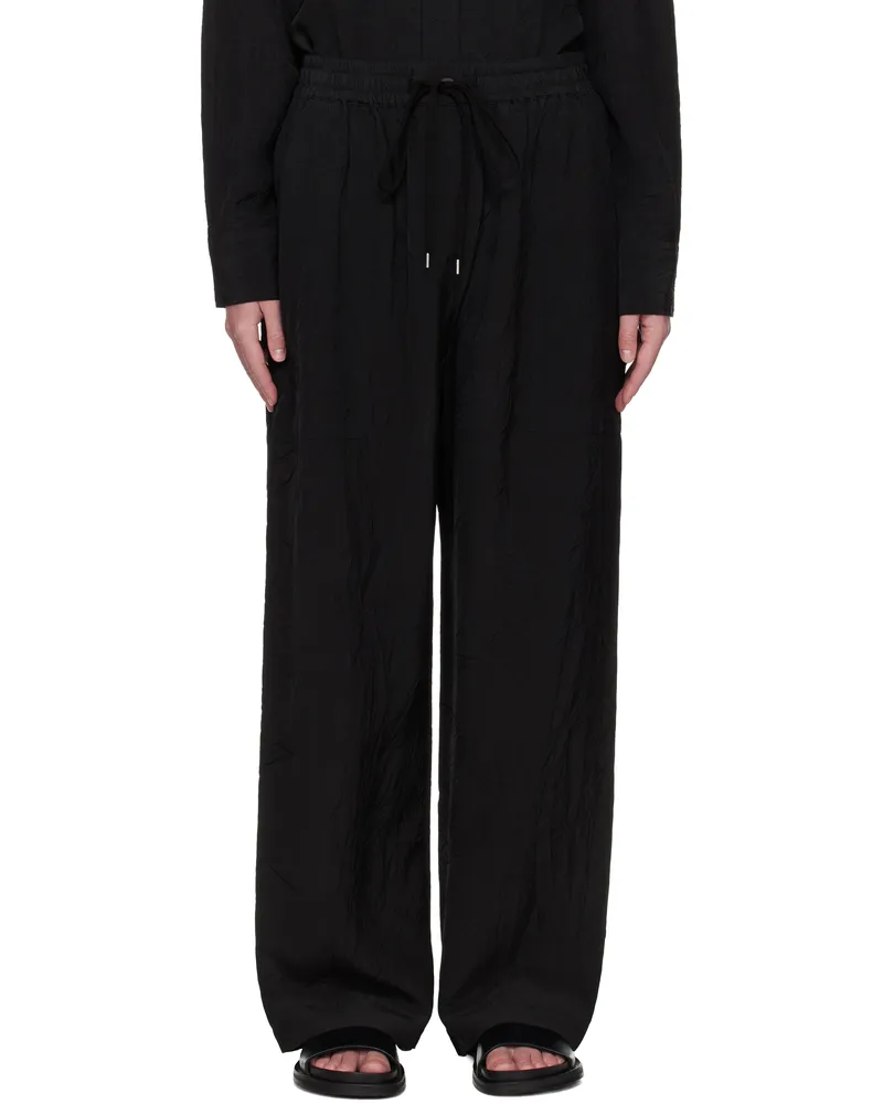 Studio Nicholson Black Capel Trousers Black