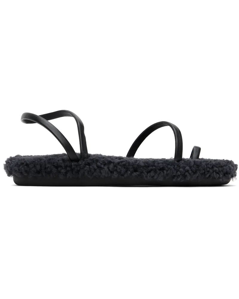Ancient Greek Sandals Black Eleftheria Sandals Black