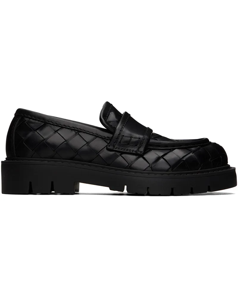 Bottega Veneta Black Haddock Loafers 1000