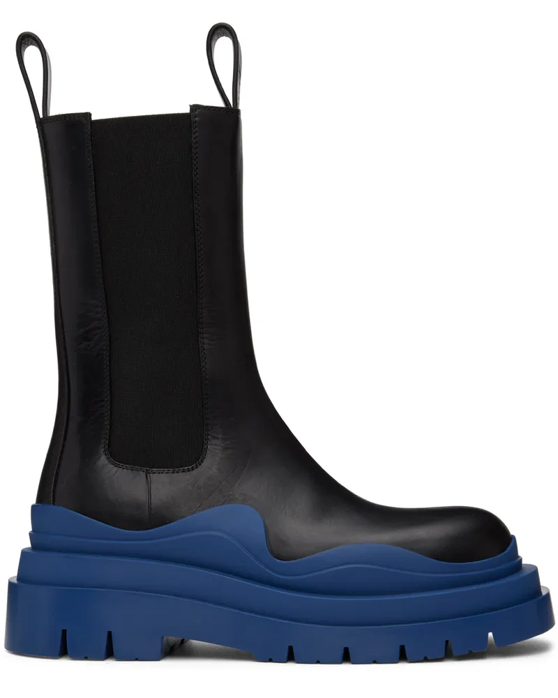 Bottega Veneta Black Tire Chelsea Boot 1759