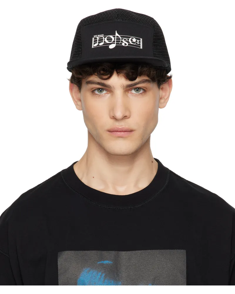 Undercover Black Flat Cap Black
