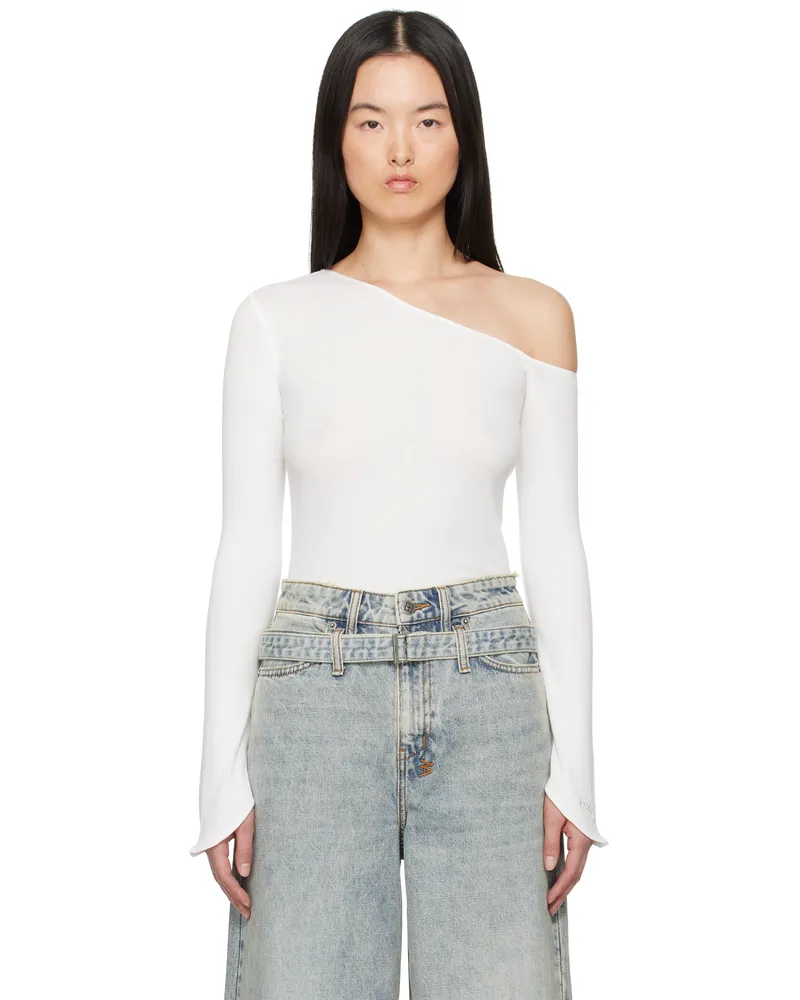ksubi White Blessings Love Sleeve Top White