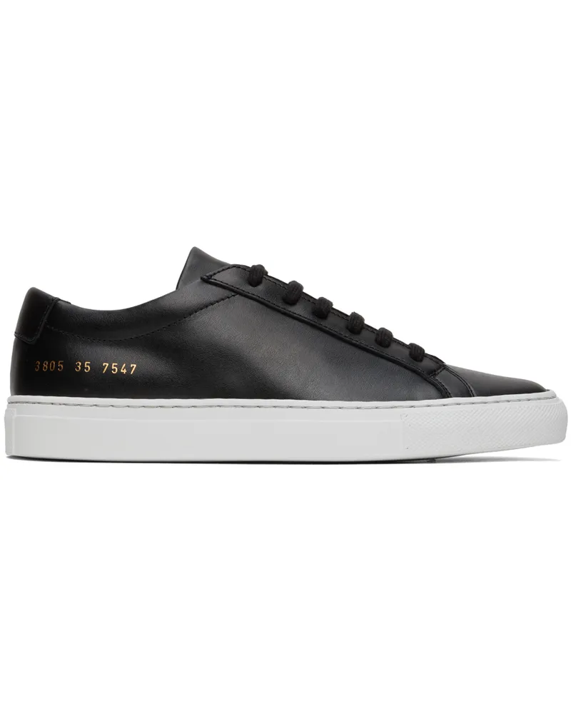 Common Projects Black Achilles Sneakers 7547