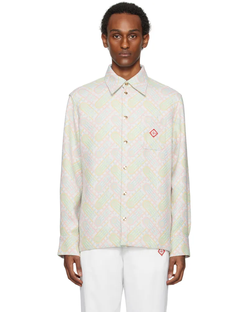 Casablanca Paris Multicolor Jacquard Jacket Ping