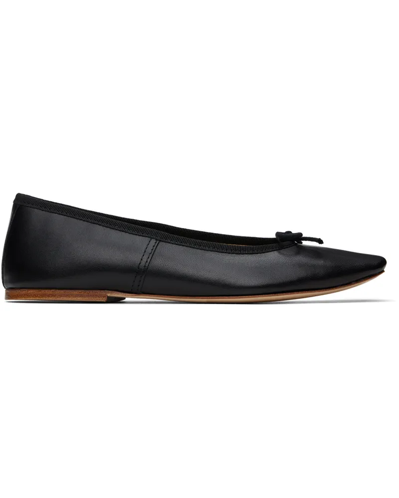 A.P.C. Black Leah Ballerina Flats Lzz