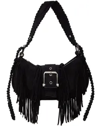 OSOI Black Brocle Bag Fringe