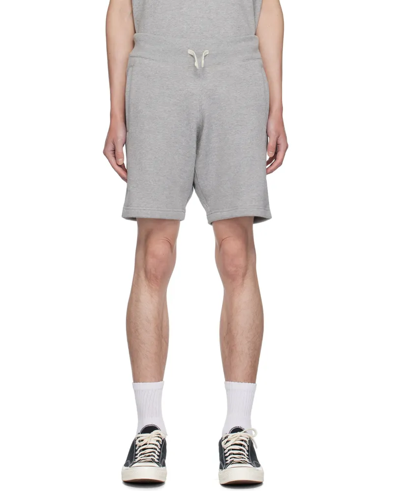 Beams Plus Gray Sweat Shorts Grey15