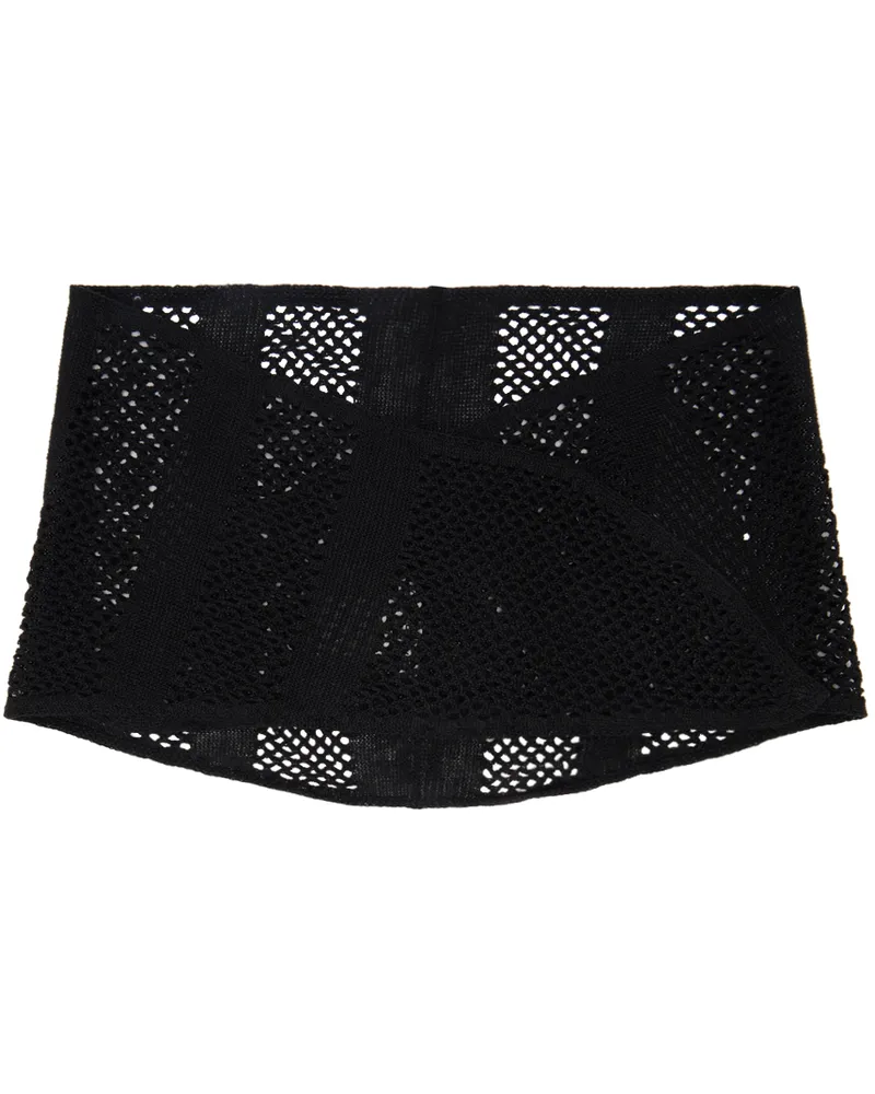 Our Legacy Black Triangular Scarf Wisconsin