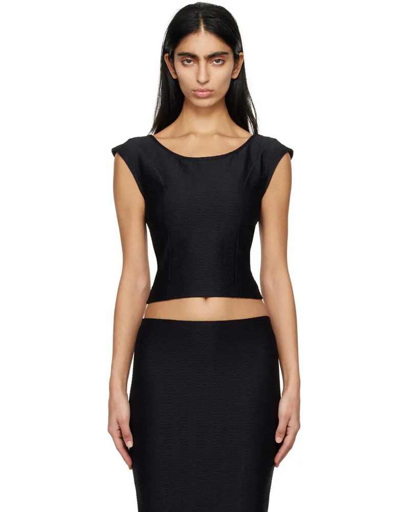 A.P.C. Black Alana T-Shirt Lzz