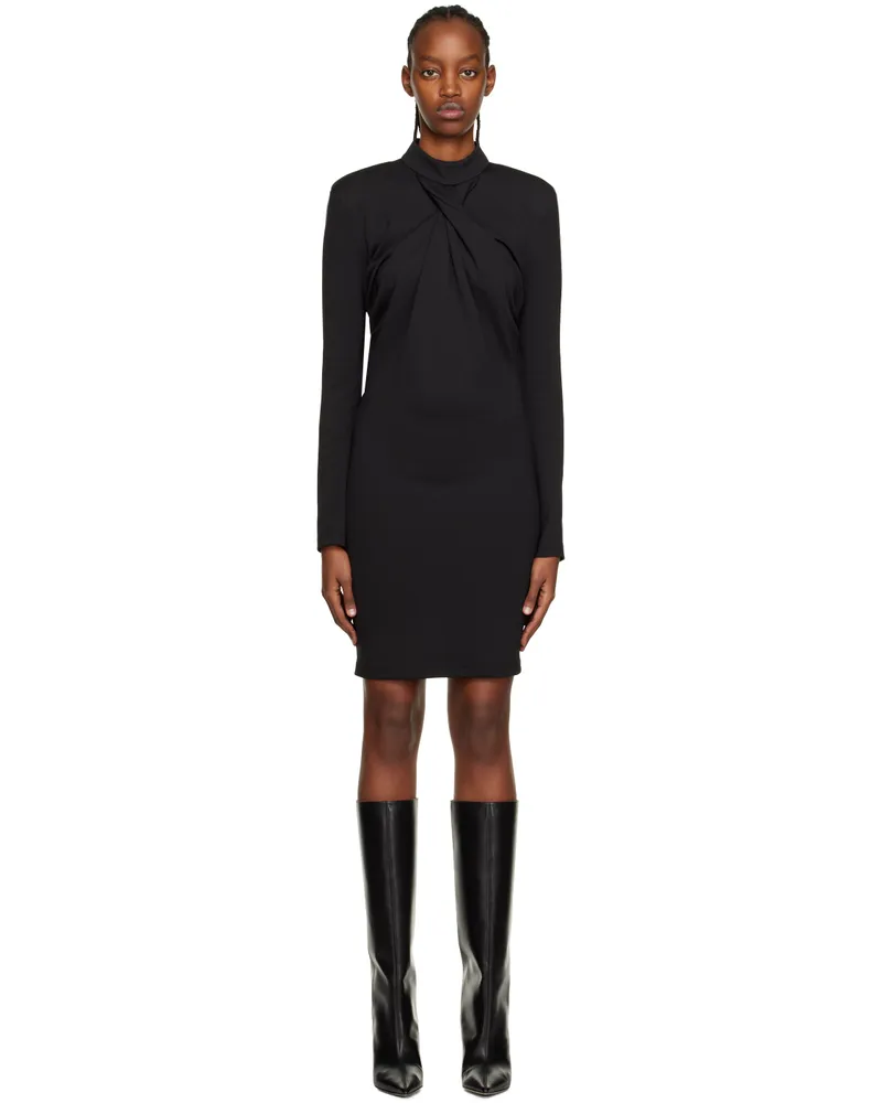 Han Kjøbenhavn Black Sharp Twisted Minidress Black