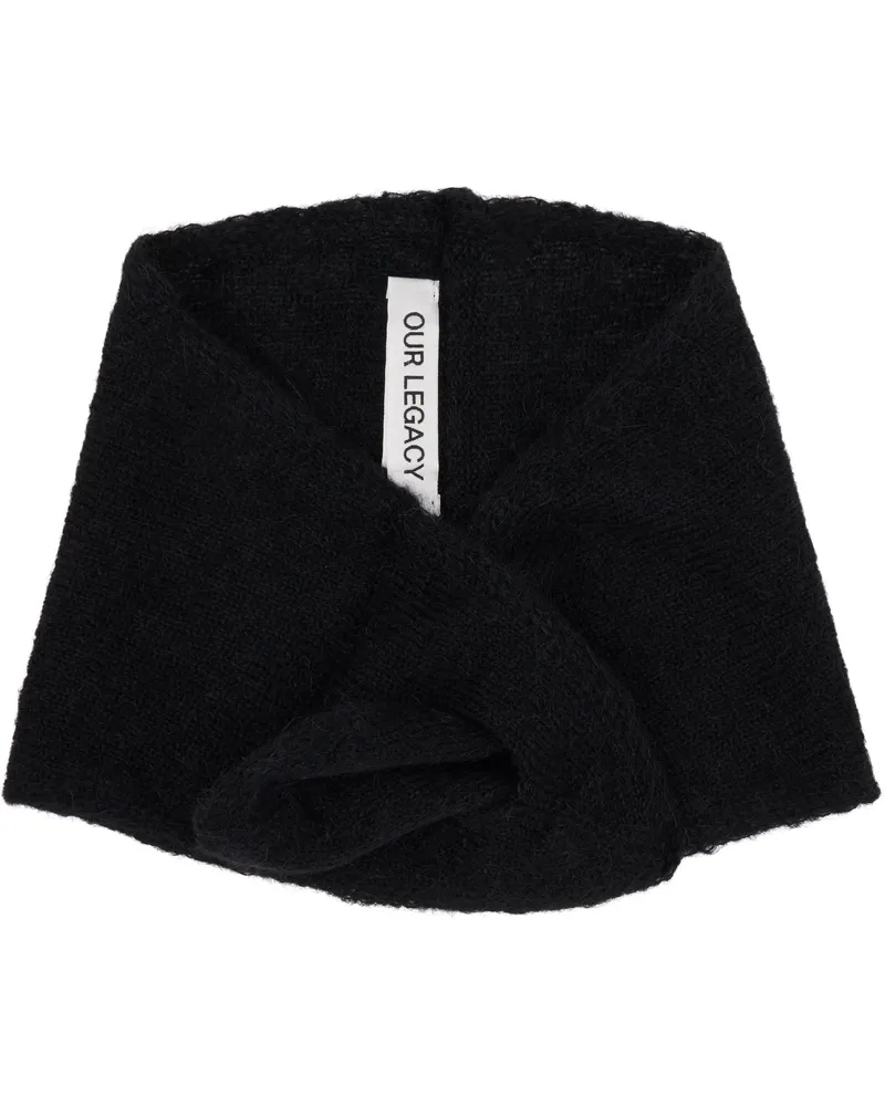 Our Legacy Black Miniature Scarf Black