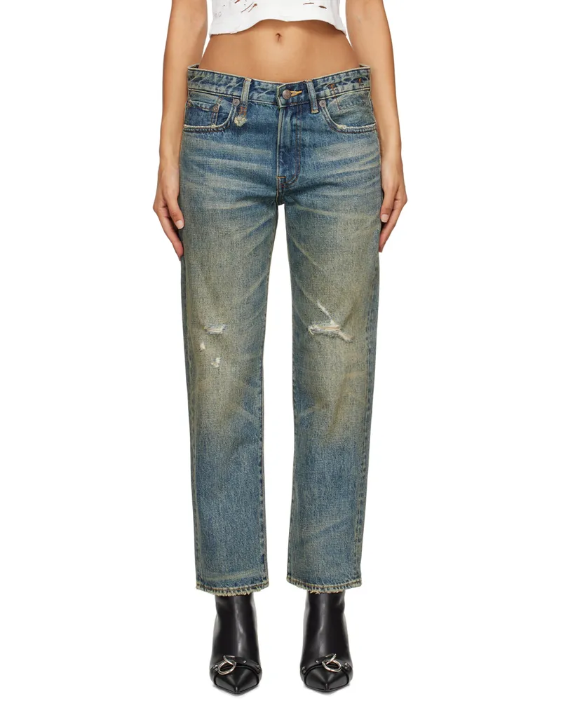 R13 Blue Romeo Jeans Barren