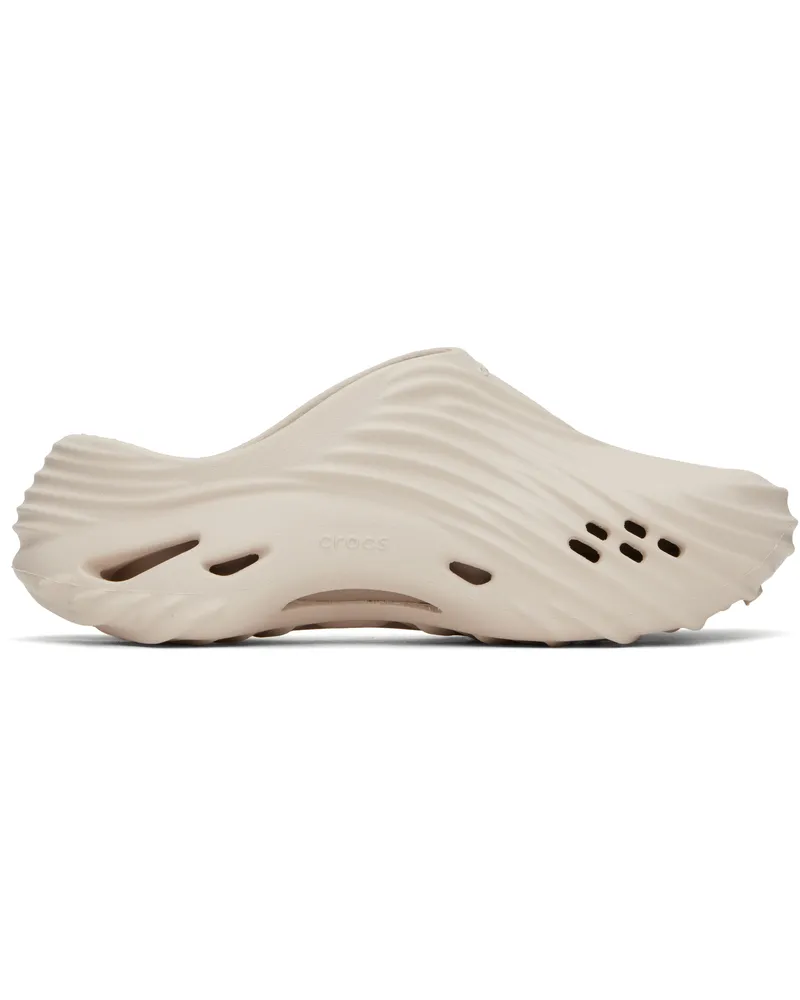Crocs Beige Echo Wave Clogs Almond