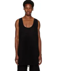 Rick Owens Black Fog Tank Top Black