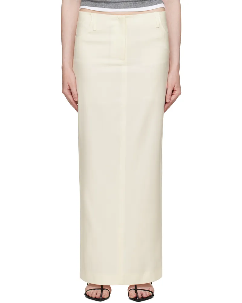 Aya Muse White Mysti Maxi Skirt White