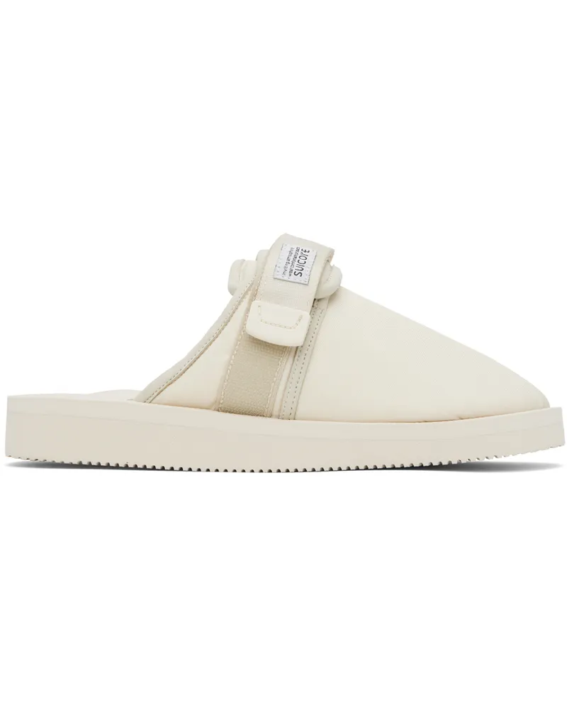 SUICOKE Off-White ZAVO-Cab Slip-On Loafers Chalk