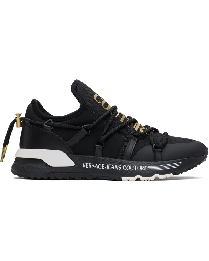 Versace Jeans Black Dynamic Sneakers Eg89