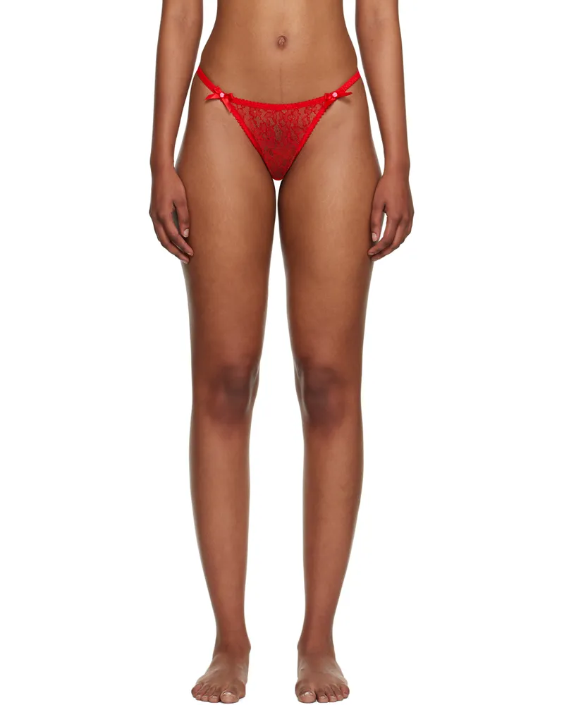 Agent Provocateur Red Lorna Thong 600000