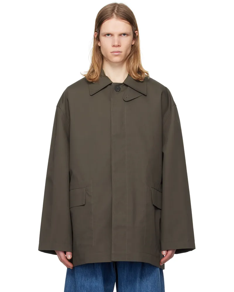 Studio Nicholson Brown Measure Jacket Moss