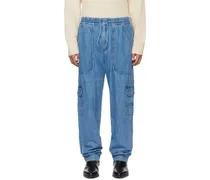 Blue Vanni Cargo Pants