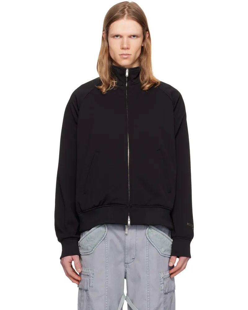 Mastermind World Black Jersey Bomber Jacket Black