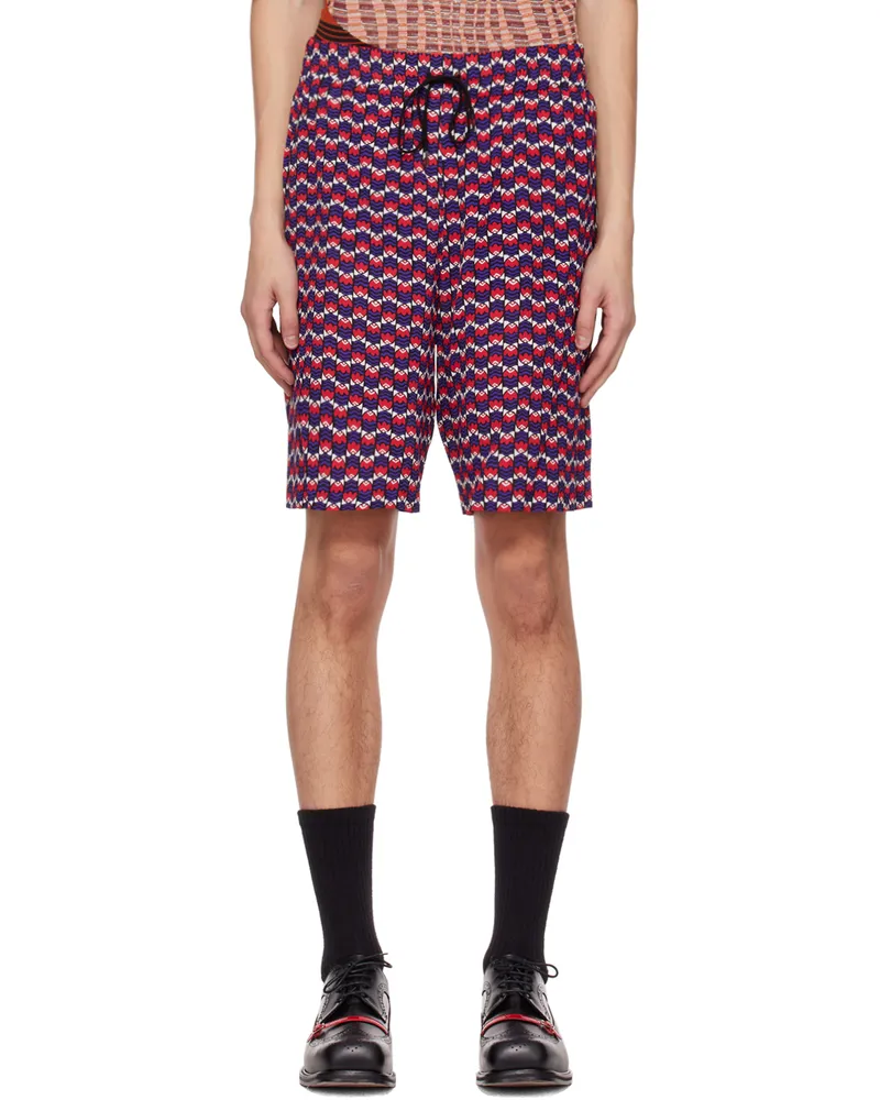 Anna Sui SSENSE Exclusive Red Shorts Rouge