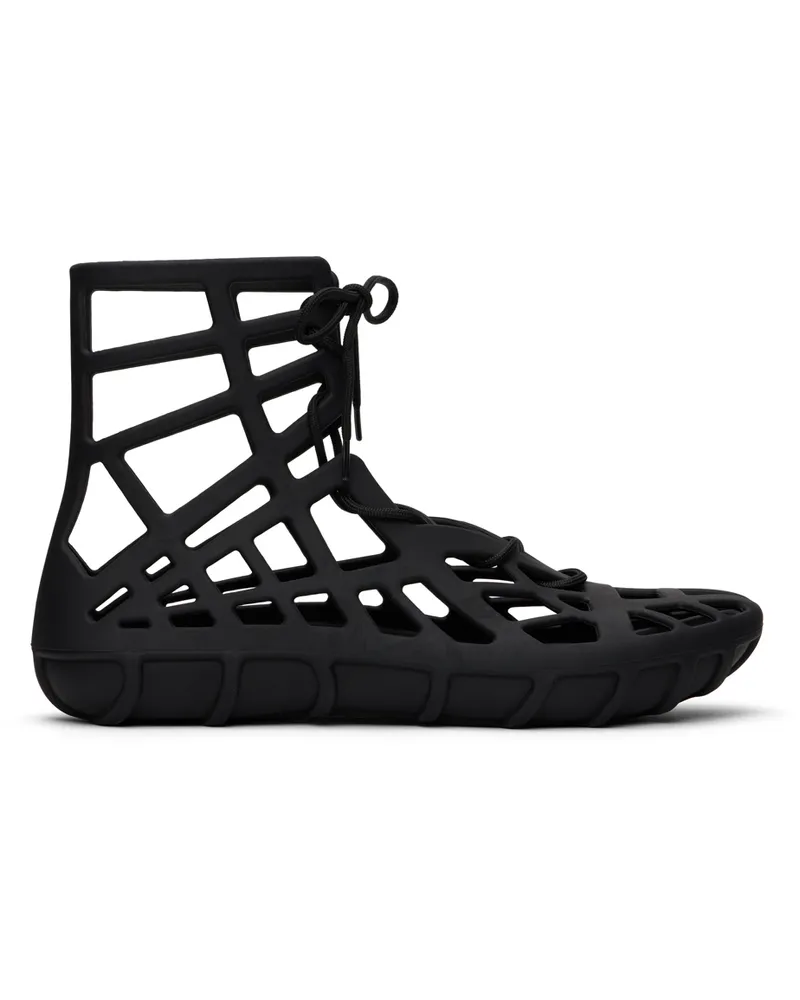 Bottega Veneta Black Atlas Sandals 1000