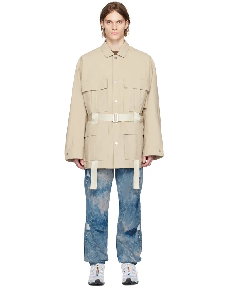 A. A. Spectrum Tan Safari Coat Set Safari