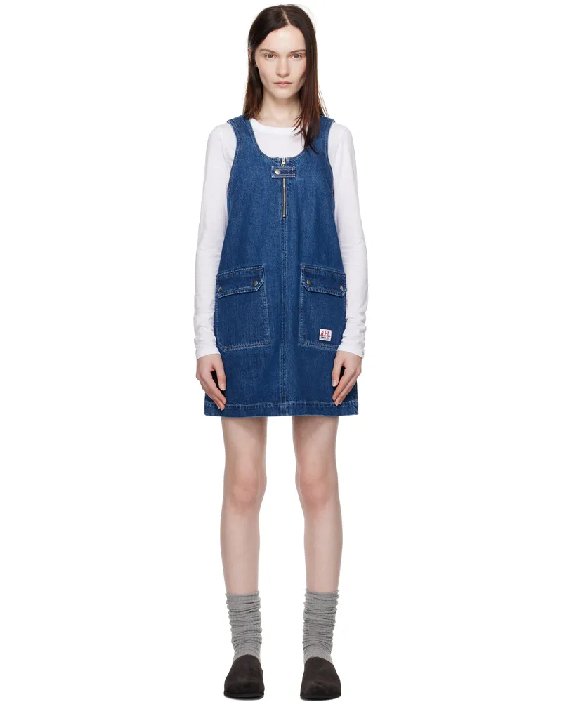 A.P.C. Blue Dominic Denim Minidress Ial