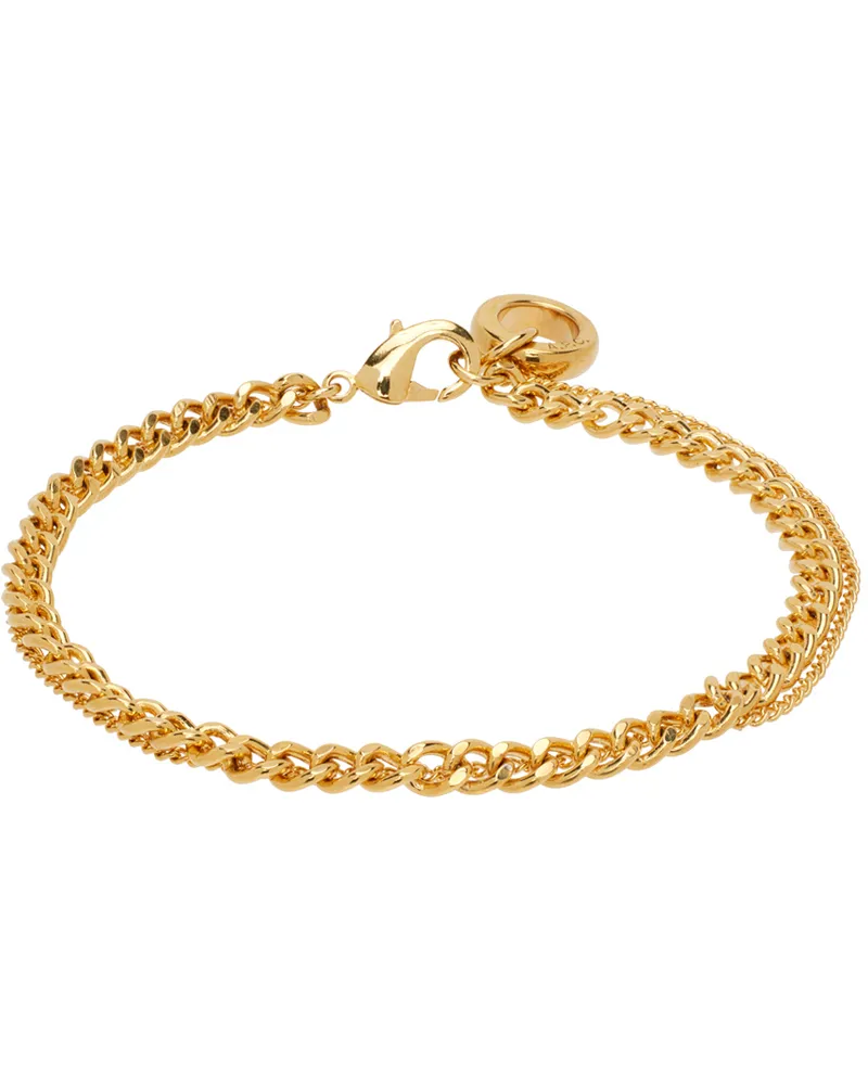 A.P.C. Gold Minimalist Bracelet Raa