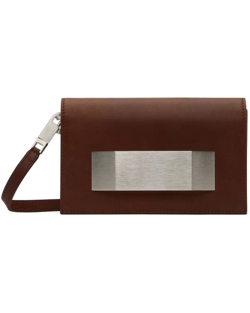 Rick Owens Brown Porterville Griffin Bag 93