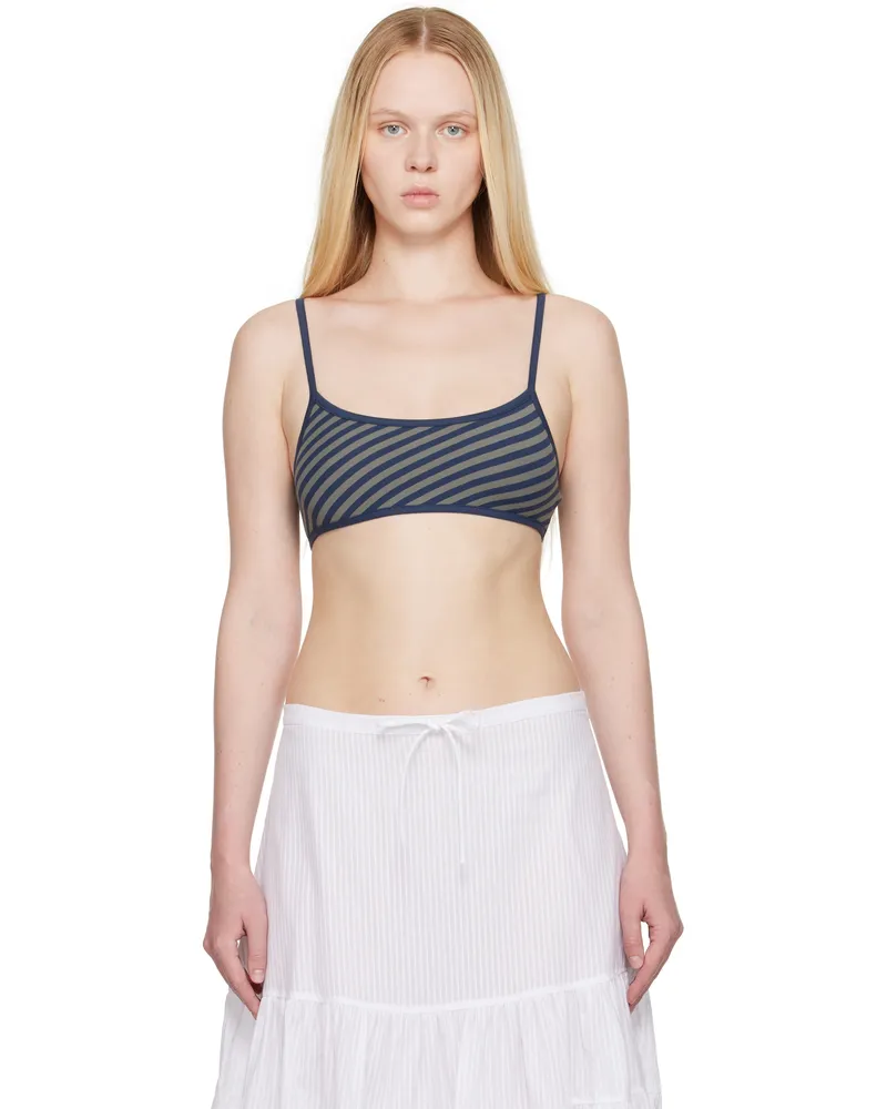 Paloma Wool Navy Chee Bralette Top 135