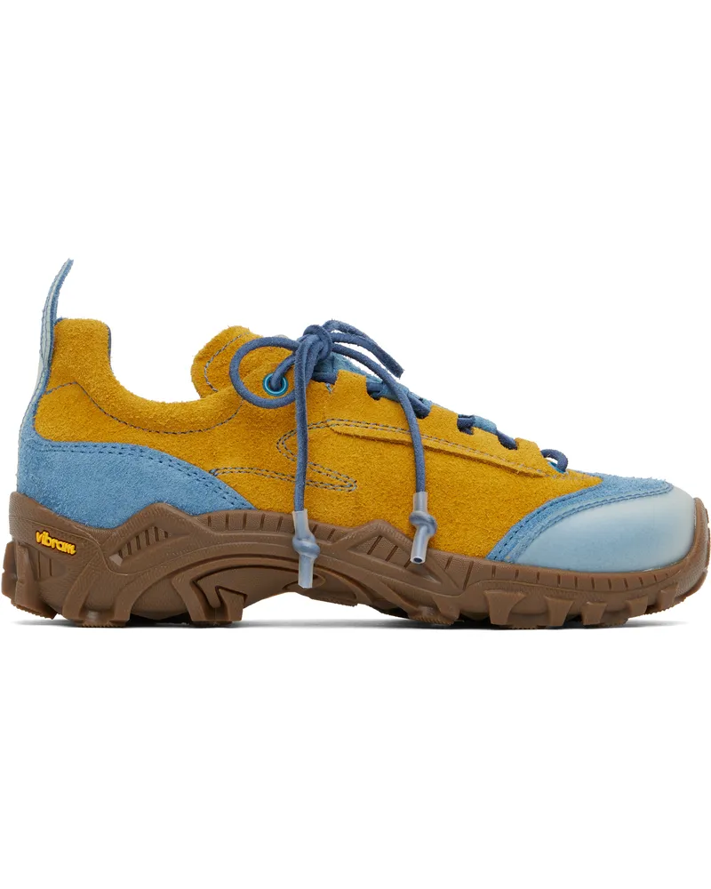 Our Legacy Blue & Tan Gabe Sneakers Sunkissed
