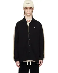 Palm Angels Black Monogram Shirt Black