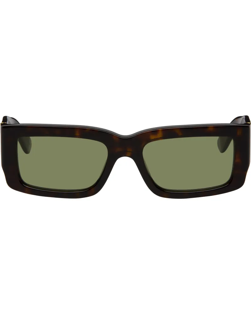 RETROSUPERFUTURE Brown Notte Sunglasses Havana