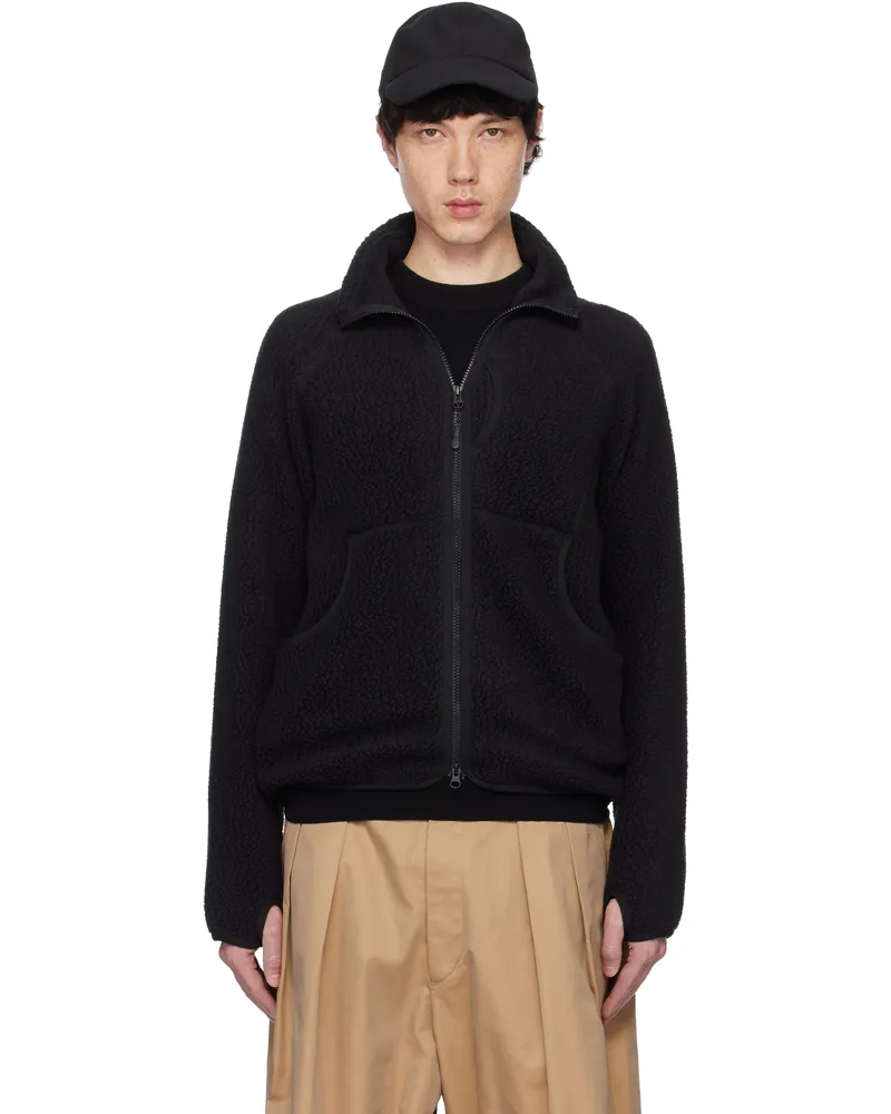 Snow Peak Black Thermal Boa Fleece Jacket Black