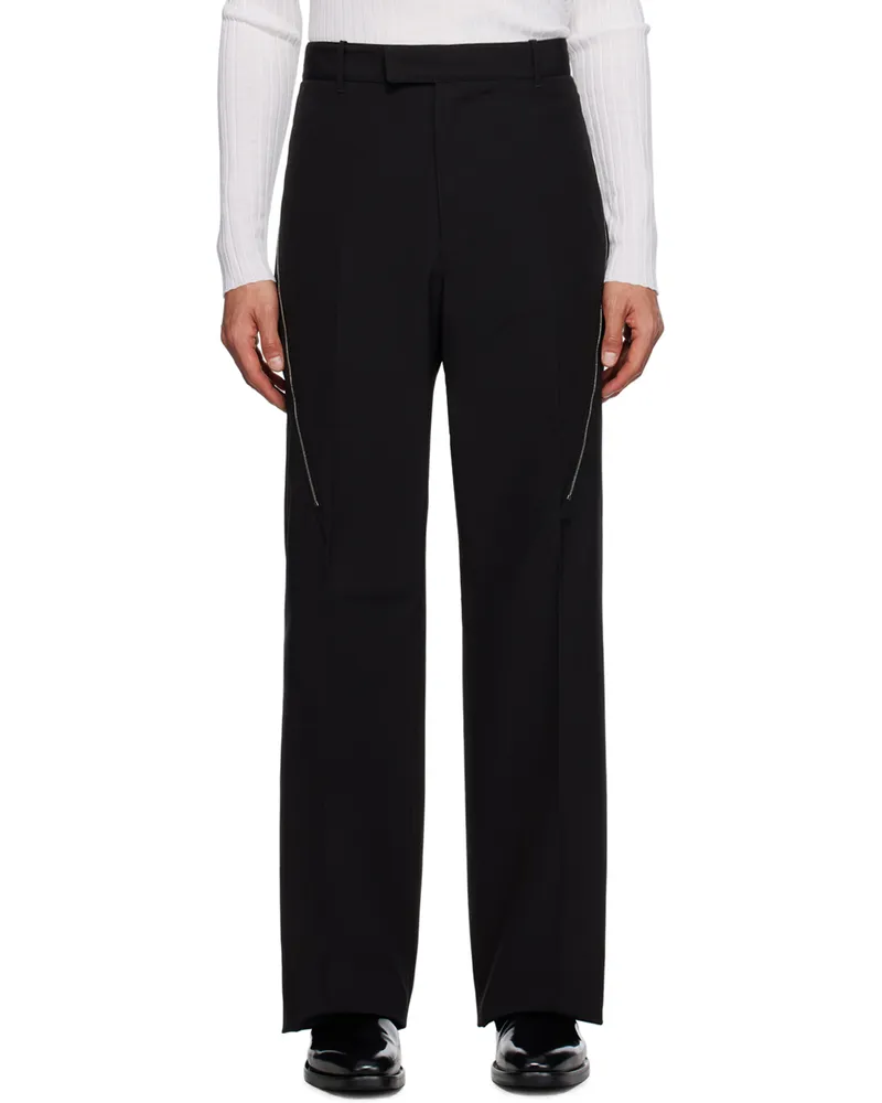 Ferragamo Black Tailored Trousers 1534