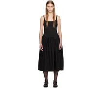 Black Cricket Midi Dress
