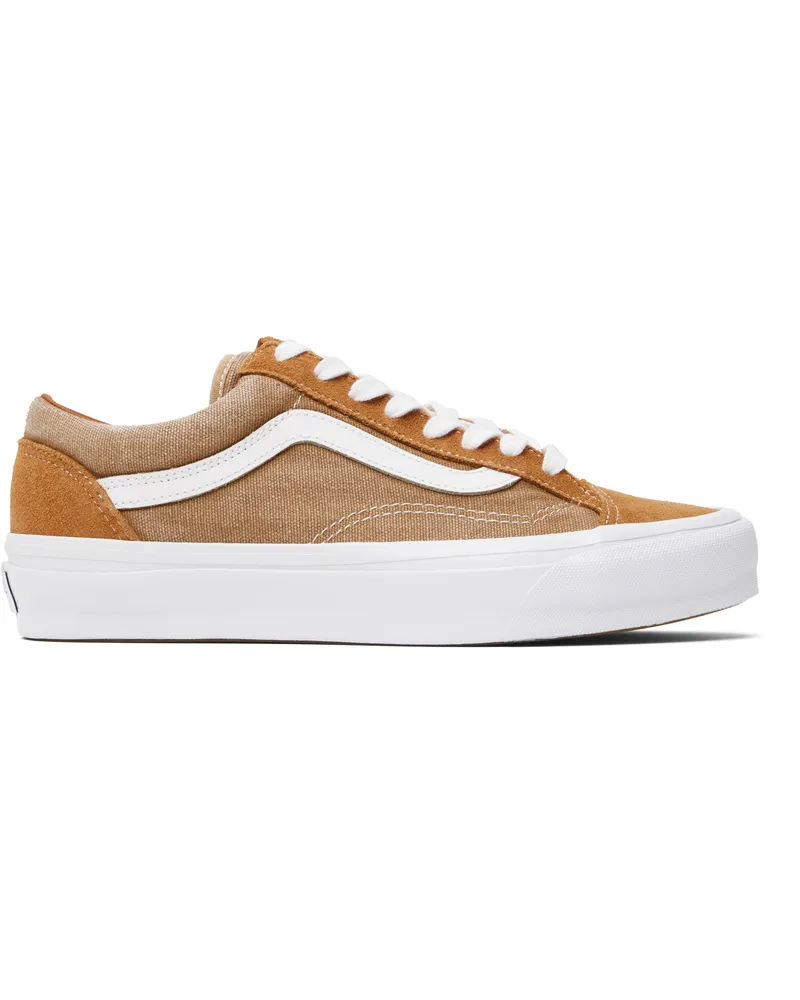 Vans Orange LX Old Skool 36 Sneakers Washed