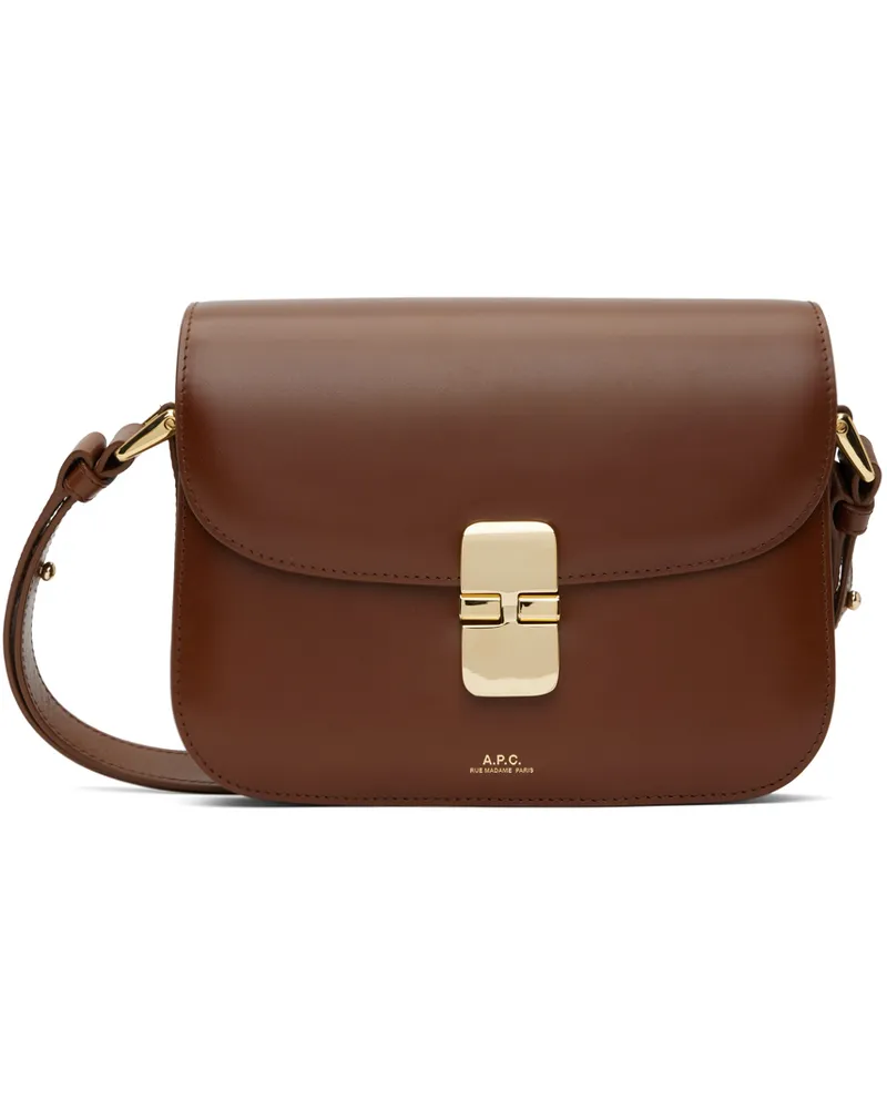 A.P.C. Tan Grace Small Bag Cad