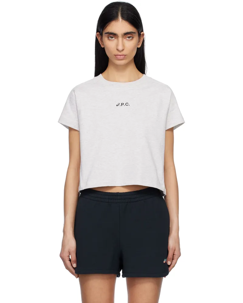 A.P.C. Gray ASICS Edition Cloud T-shirt Plb