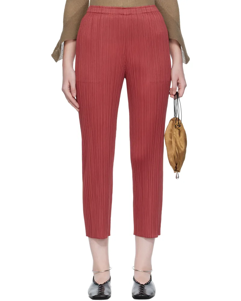 Issey Miyake Red Lamp Shade Pants 27