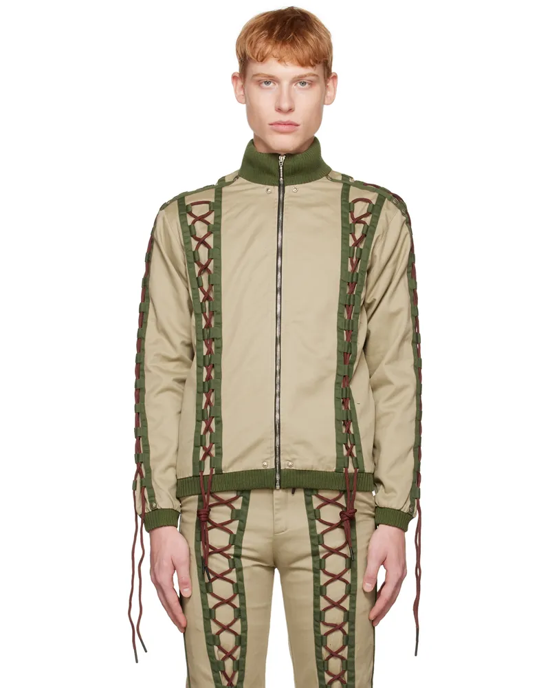 Youths In Balaclava Khaki Flight Jacket 1